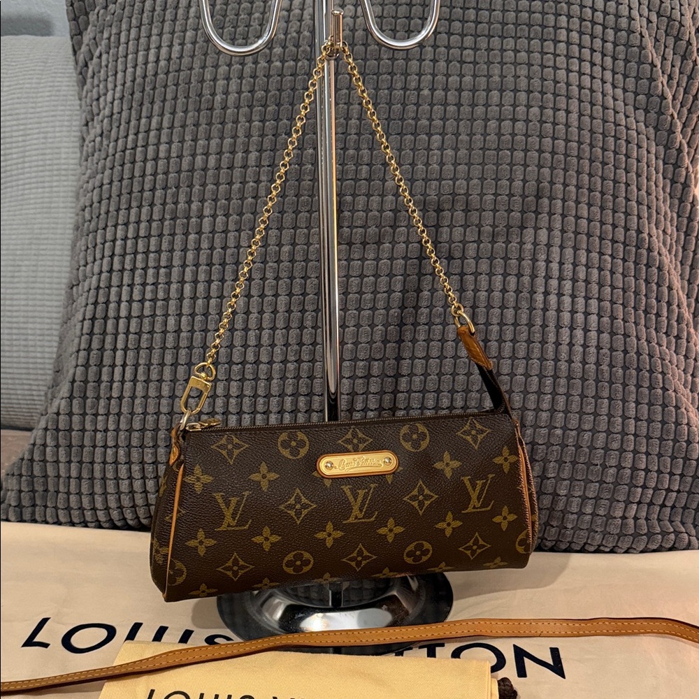 Authentic Eva monogram sling bag